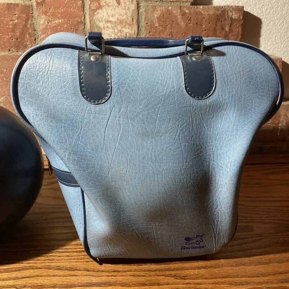 Brunswick bowling ball (Crown Jewel) and Brunswick bag vintage